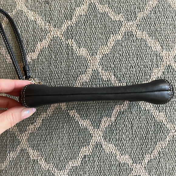 COACH Black Leather Wristlet - Picture 6 of 10
